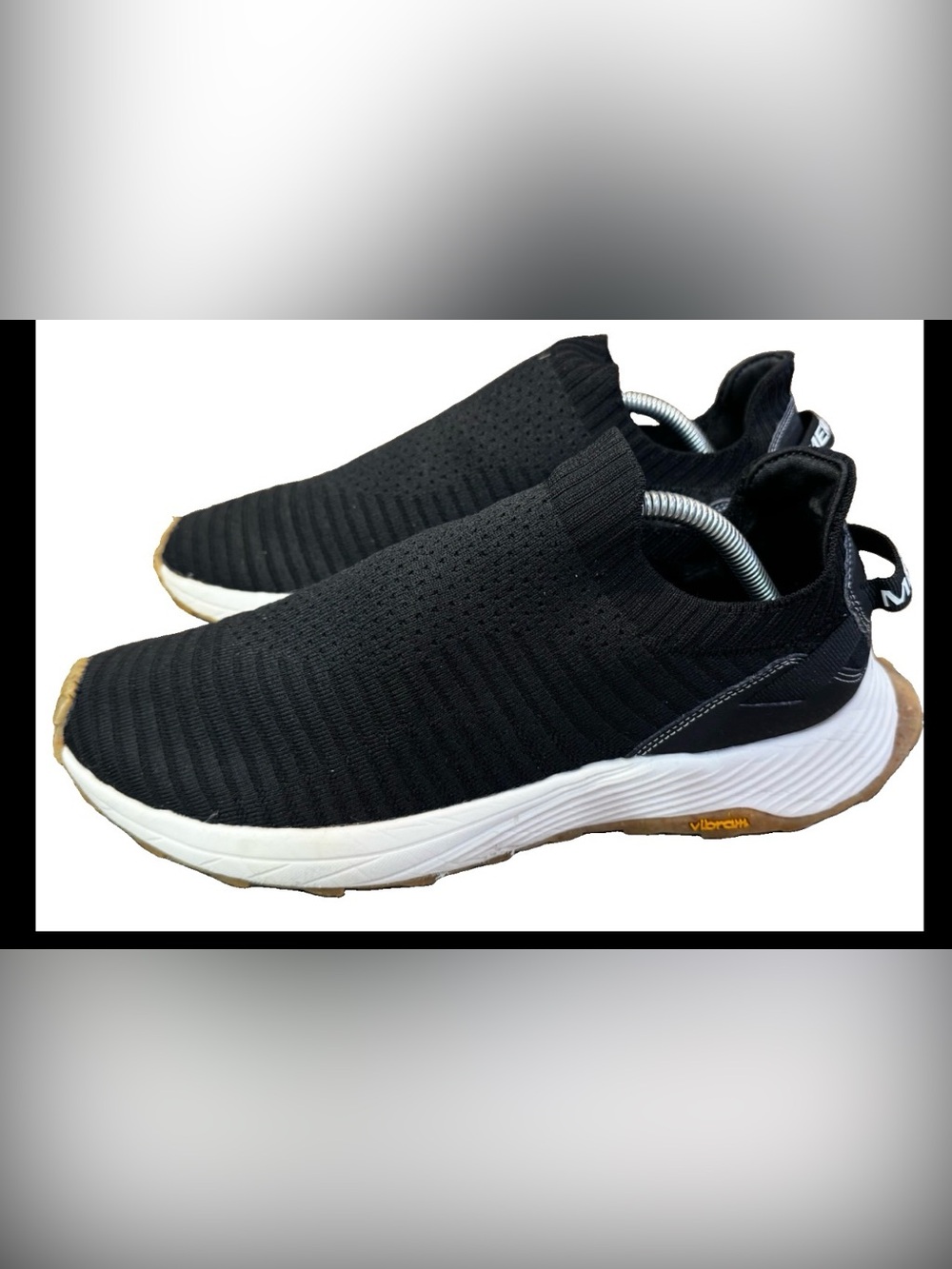 Merrell Embark Moc Mens Size 11 Black Slip On Trail Hiking Shoes float pro Run